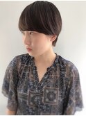マッシュショート外国人風グレージュ【CERCA高田馬場】