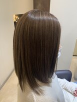 ループ ヘアーサロンアンドコミュニティー(LOOP)&nbsp;☆Loopスタイル☆ミディアム☆ハイライトカラー☆白井駅☆