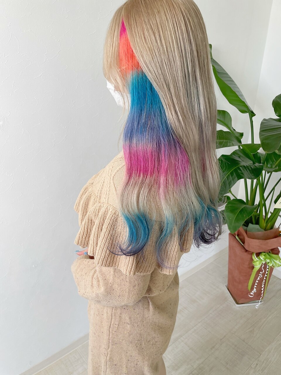 レインボーカラー：L136760674｜フォース ヘアー(FORCE HAIR)の