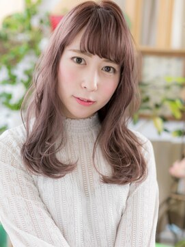 カバーヘア ブリス 戸田公園西口店(COVER HAIR bliss) ★斜めバングコットンピンクくせ毛風ワンカール20代30代40代★8