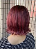 【チェリーピンク外ハネボブ】