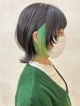 ユーフォリア 銀座(Euphoria) ウルフ/ウルフカット/ ウルフボブ/インナーカラー担当岩崎