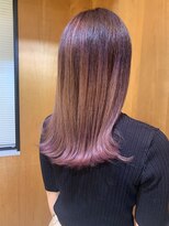 六本木美容室 西麻布店 ペールピンクカラー◎イルミナカラー　