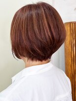 アルファ インタラクティブ エム フラワー(ALUFA interactive.M Flower)&nbsp;30代40代白髪ぼかしハイライト×ナチュラル透明感ブラウン