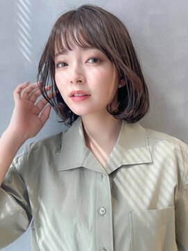 アグ ヘアー マリン 田辺店(Agu hair marine) 《Agu hair》numberA.トリートメントオイル×艶ボブ