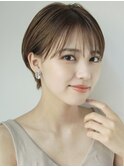 耳かけショート#イメチェン#外ハネボブ#美髪#ワイドバング