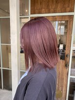 ラウブロッサム 大宮西口店(Lau Blossom)&nbsp;チェリーピンク　ピンクブラウン　ミディアム