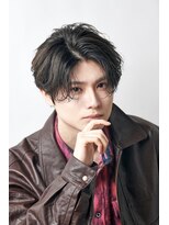 オーシャントーキョー サニー 原宿(OCEAN TOKYO Sunny)&nbsp;韓国マッシュコンマバングツーブロックセンターパートコンマヘア