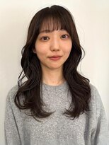 シーン(SCENE)&nbsp;くびれヘア　韓国ヘア　レイヤーカット　艶カラー【天神/今泉】