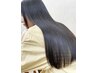 美髪縮毛矯正+カット+髪質再生バイカルテ 5step 高濃度ミストTr ￥16000
