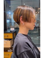 ホヌン 茅ヶ崎(Honnun) 大人の刈り上げハンサムショートヘア/茅ヶ崎