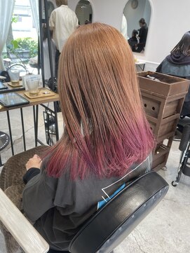 サンクチュアリー ウィズ コネクト(Sanctuary with connect) すそカラー×ミディアム