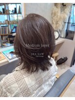 シーソー(SEA SAW)&nbsp;外ハネ×レイヤー