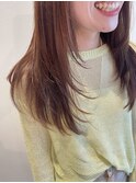 レイヤーカット ストレートパーマ