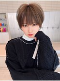 甘くて可愛い愛され丸みショートヘア