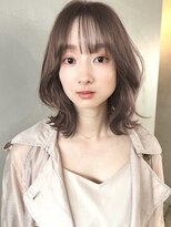 パーク(PARK)&nbsp;【PARK】くびれロブ×ラベンダーベージュ