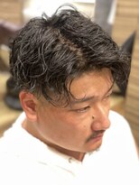 セット時短流行パーマ！ツーブロツイスパスキンフェード