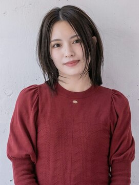 センスヘア(SENSE Hair) 黒髪/切りっぱなしボブ/外はねボブ/姫カットレイヤー