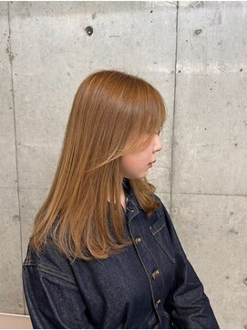 オーサム 下北沢(THE AWESUM) 大人ミディ/レイヤーカット/ブラウンベージュ[下北沢/下北沢駅]