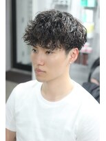 マーズ(MARS)&nbsp;バロックパーマ×フェード/スペインカール/ブルーブラック/