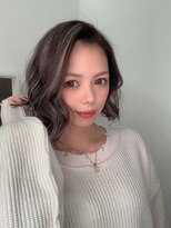 アンダーバー(UNDRvr)&nbsp;ミニウルフデジタルパーマチェリーブラウンショートヘア