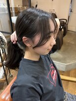 ロウスリー(Lowsly)&nbsp;顔まわりカット 2Wayバング　韓国顔まわりカット