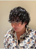 波巻きパーマ<理容室>[メンズ/シェービング/床屋/銀座]