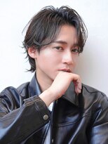 ハバナ 渋谷(HAVANA)&nbsp;【ニュアンスパーマ】メンズヘア/センターパート/リバースパーマ