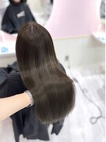 アディション 新宿(ADITION) 髪質改善×暗めベージュカラーで柔らか大人艶髪/髪質改善新宿k