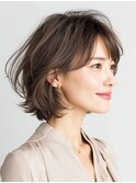 クラゲヘアー/小顔/ココアベージュ/オリーブグレー/川西