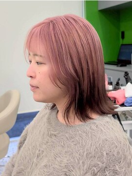 エニフォーイーストハム(Eni for eastham) ケアブリーチ/デザインカラー/ピンクグレージュ