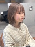 ミルクティーグレージュ