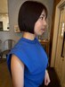 『まとまり良いヘアに』カット+カラー+形状変化トリートメント
