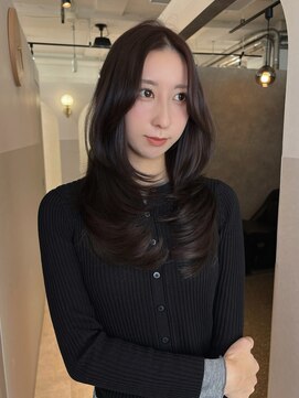 ジーナ 札幌(Zina) 【艶髪】ロングレイヤーブラウン*美髪