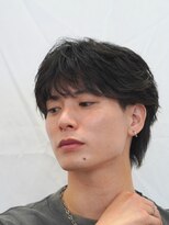 become men's hair 名駅EAST【10月3日 NEW OPEN(予定)】&nbsp;フェザーパーマ×センターパート黒髪/名古屋/栄
