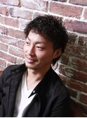 リッジ感パーマスタイル