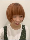 前上がりスッキリショートボブ