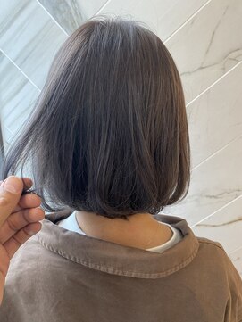 ジーナ セントラル銀座(Zina) シアブルーショートボブ☆