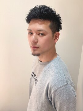カミノート(kaminote) アップバングツーブロック×パーマ