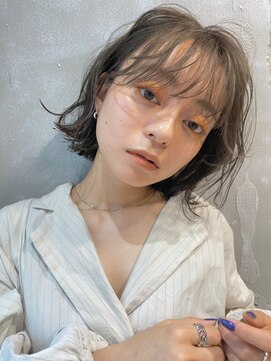 パーク(PARK) 【PARK】シアオリーブ×ニュアンスシースルーボブ