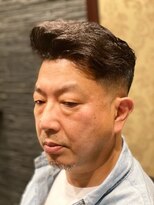 プレミアムバーバー 目黒店(PREMIUM BARBER produce by HIRO GINZA)&nbsp;50代ボリュームパーマ×フェード