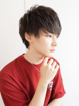 マイロ(mailo) 束感マッシュ×ツーブロックショート×プラチナアッシュ