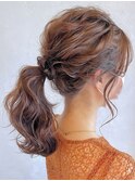 Belle BIANCA 華やかポニーテールアレンジ/結婚式/二次会 byOrie