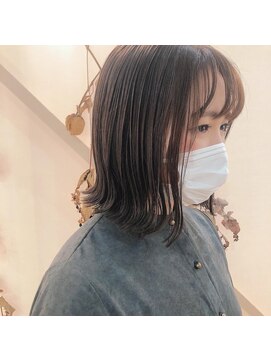 ヘアドマルシェモンタン(hair de marche' Mon temps) 20代30代40代大人可愛いナチュラルくびれボブ