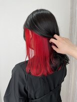 シエル 立川店(CIEL) インナーカラー×ビビットレッド【CIEL×maki】