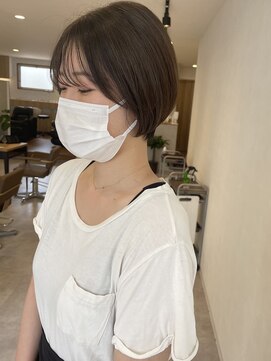 キノ(kino) シークレットハイライト×ショートボブ×グレージュ/立川