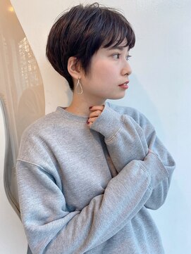 モリオ フロム ロンドン 大宮2号店(morio from London) 【なかじま ひびき】黒髪マッシュ×刈り上げショート