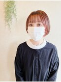 ピンクフレーミングボブ@伊達　12/31