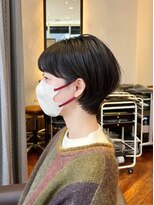 ビュートリアム 梅田(BEAUTRIUM)&nbsp;耳かけショート/丸み/前髪/ミニボブ/ショートボブ/梅田/茶屋町