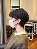 耳かけショート/丸み/前髪/ミニボブ/ショートボブ/梅田/茶屋町